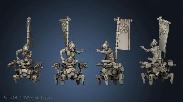 3D model Gridwars Age Cyberpunk Add on Faction Extension Yakuza Takahashi (STL)