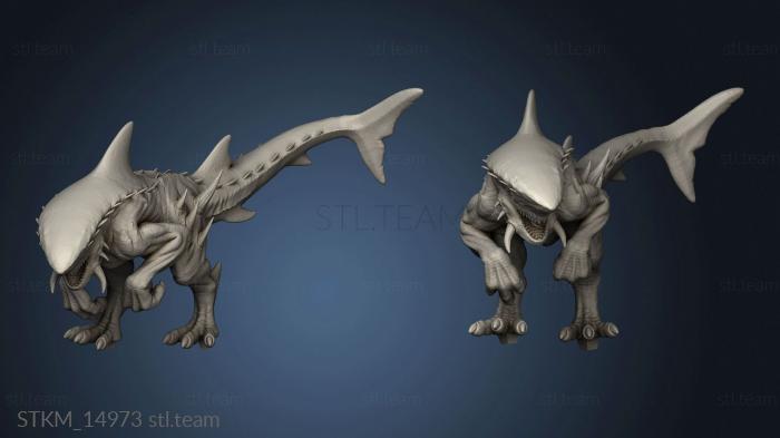 3D model Sharkasaurus Dragon Baby Shark (STL)