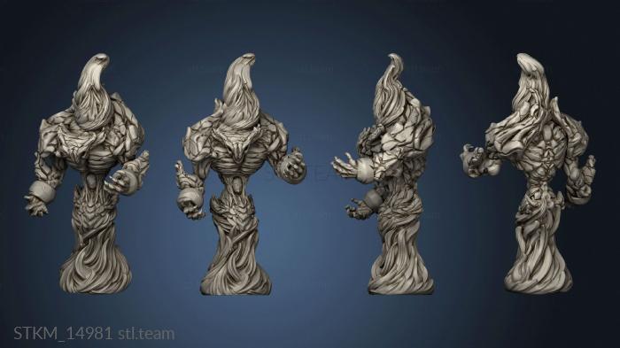 3D model advanced Archive Throwback ly Fire Golem Fireball (STL)