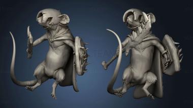 3D model Tale Archduke Mousin Mouse Soldier (STL)