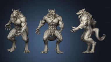 3D model garou Werewolf ted (STL)