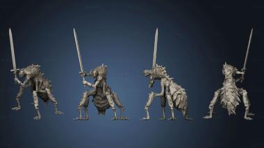 3D model Necro Warriors Necro Warrior Crusader (STL)