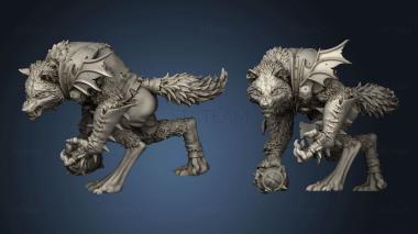 3D model Necromantic Undead Werewolves Star Wolf ALT (STL)