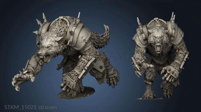 3D model Necromantic Undead Werewolves Werewolf (STL)