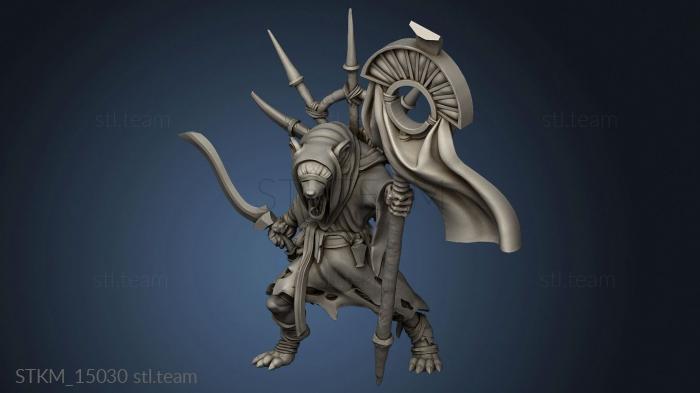 3D model Egypt Ratmen Tomb Raiders champ (STL)