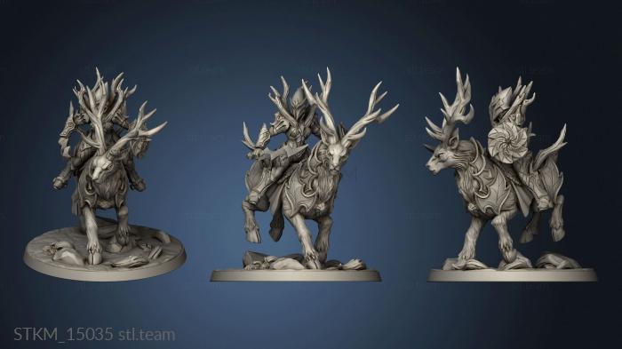 3D model Sylvan Knights Stag Rider (STL)