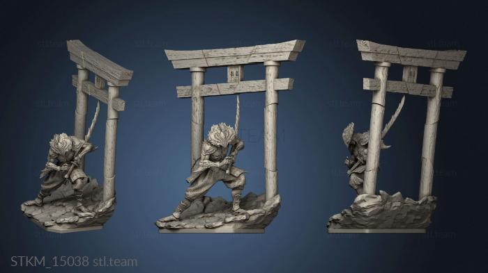 3D model Skeleton Warrior Demon Samurai (STL)