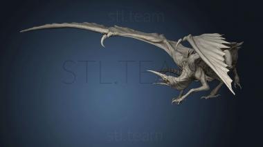 3D model Undead Blood Sucker Dragon (STL)