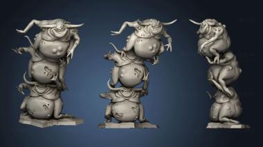 3D model Nurglings Nurgling Sw Back (STL)