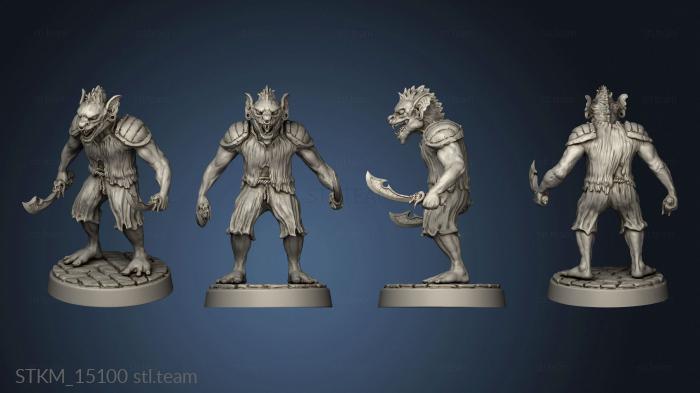 3D model Lysaga revenge Mongrelfolk rogue mgf (STL)