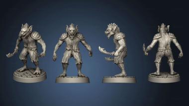 3D model Lysaga revenge Mongrelfolk rogue mgf (STL)