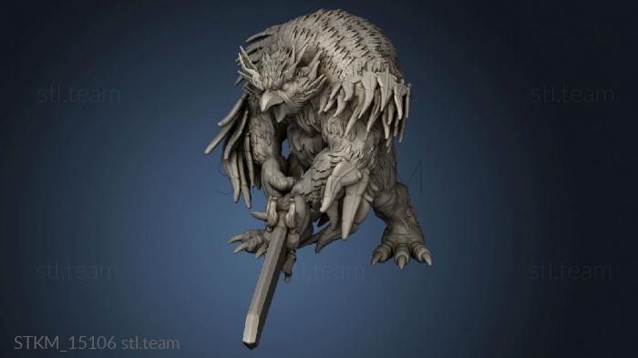 3D model Orc King Forest First Wave Owlbear Warriors (STL)