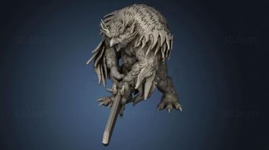 3D model Orc King Forest First Wave Owlbear Warriors (STL)