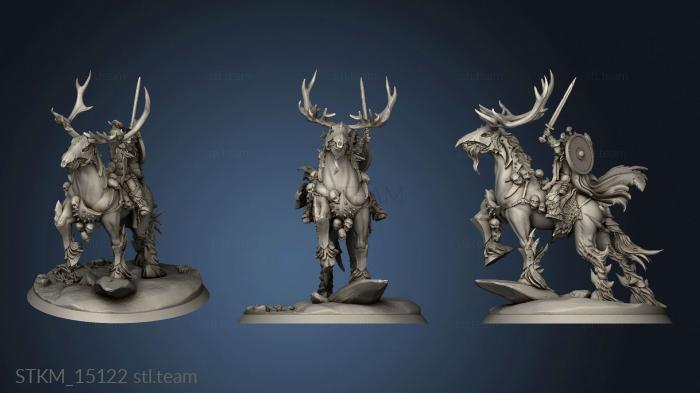 3D model some Mounted Einherjar Mountd (STL)