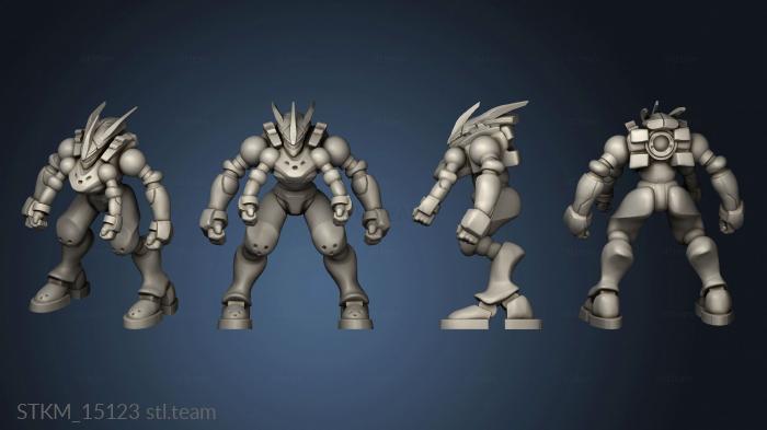 3D model CYBER MECHA modular cybersuit magnet (STL)