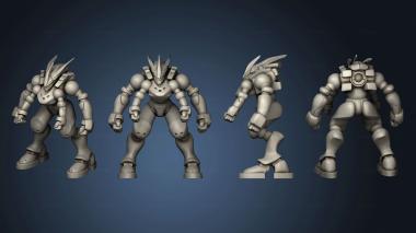 3D model CYBER MECHA modular cybersuit magnet (STL)