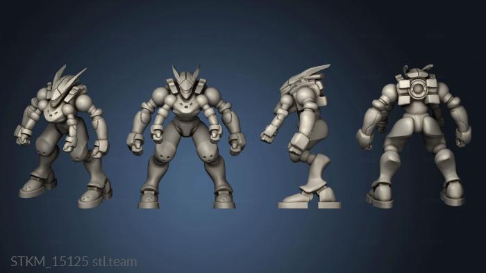 3D model CYBER MECHA modular cybersuit magnet (STL)