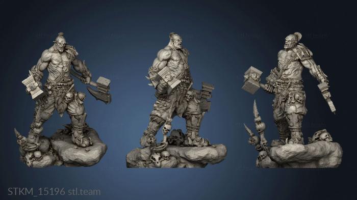 3D model Orc Horde berserker ver BERSERKER (STL)