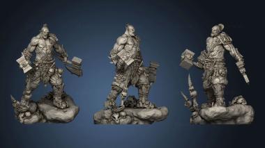 3D model Orc Horde berserker ver BERSERKER (STL)