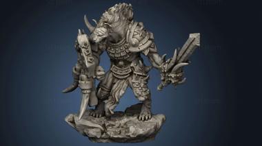 3D model owling Horde Bite Gnoll Scouts Howling Scout (STL)