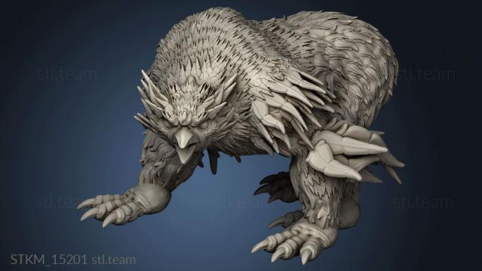 3D model Orc King Forest Second Wave Feral Owlbears (STL)