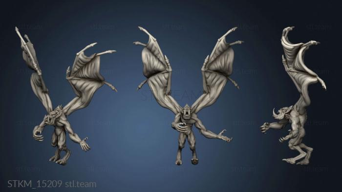 3D model Orc king Vampires Mutant Bats Humanbat (STL)