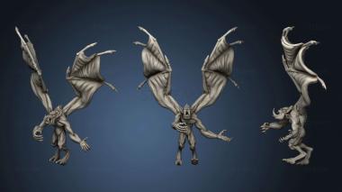 3D model Orc king Vampires Mutant Bats Humanbat (STL)