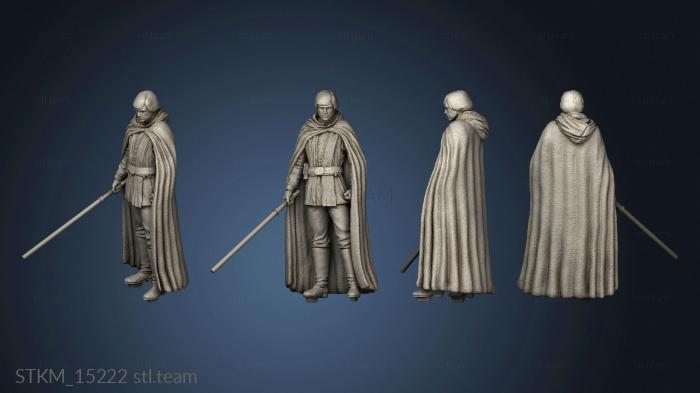 3D model Star Wars Luke Skywalker One out Hood (STL)