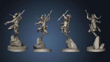 3D model Orc Warband Male Javelins (STL)