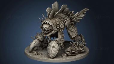 3D model The Coastal Quillback and Trapper Coral Golem (STL)