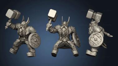 3D model Dwarves Gryphon Rider separately Ider (STL)