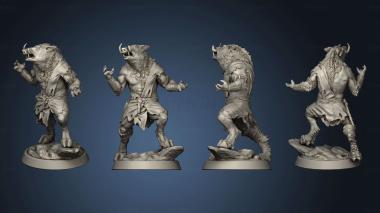 3D model conspiracy Enemies Wereboar Were Boar (STL)