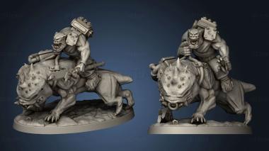 3D model Ork Squig Waaagh Beast Riders Bulwark Gaming for (STL)