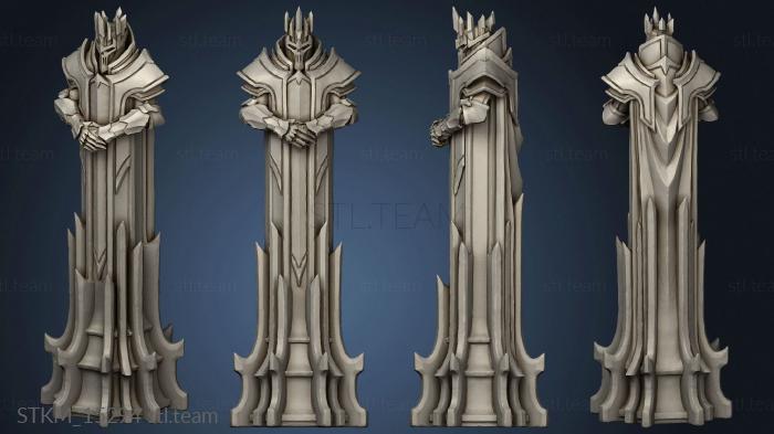 3D model Paladin Chess Black KING (STL)