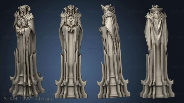 3D model Paladin Chess Black queen (STL)