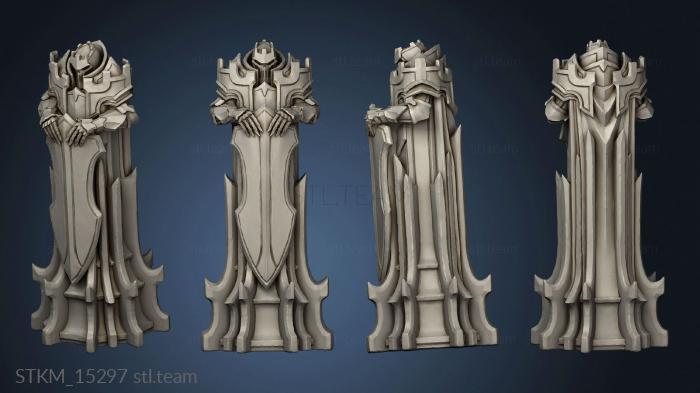 3D model Paladin Chess Black tower (STL)