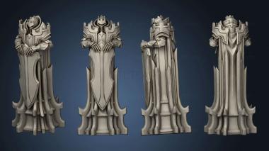 3D model Paladin Chess Black tower (STL)