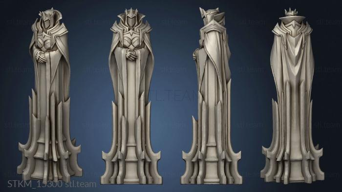 3D model Paladin Chess White queen (STL)