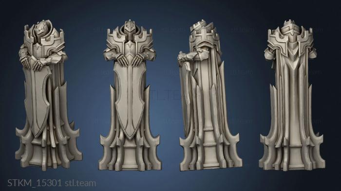 3D model Paladin Chess White tower (STL)