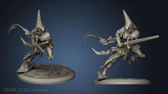 3D model Plague City Troops Penitent Maidens maiden (STL)