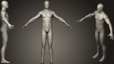 3D model Spider  Man No Way Home Rigged (STL)