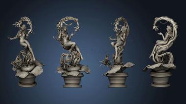 3D model Poison Statue One Branch Lateral (STL)