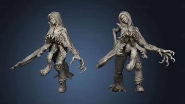 3D model Post Apocalyptic Female Mutant (STL)