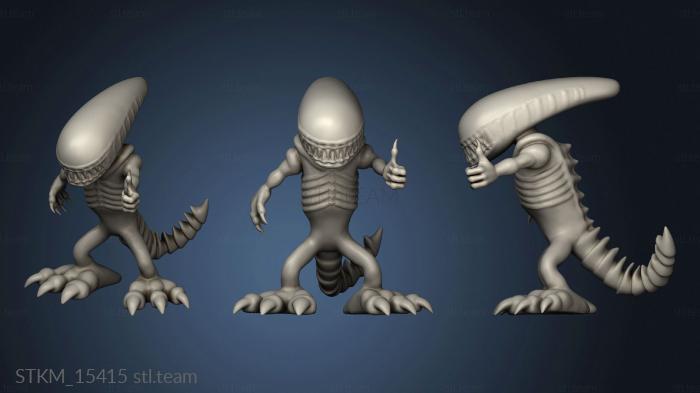 3D model PREDADOR Alien Chibi (STL)