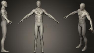 3D model Spiderman Black And Golden Suit (STL)