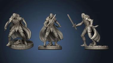 3D model Primal Augur Elf Warrior and Athos Hero Elf Warrior (STL)