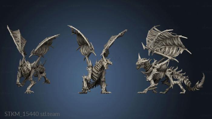 3D model Skeletal Dragon (STL)