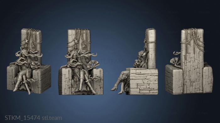 3D model Queen Shaheerii The Guild Throne on Djinn (STL)