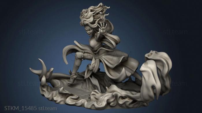 3D model Forbidden Magic Fire Sorceress Era (STL)