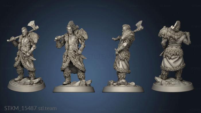 3D model Valhalla Forderung Ice Tribe Enemies Berserk (STL)